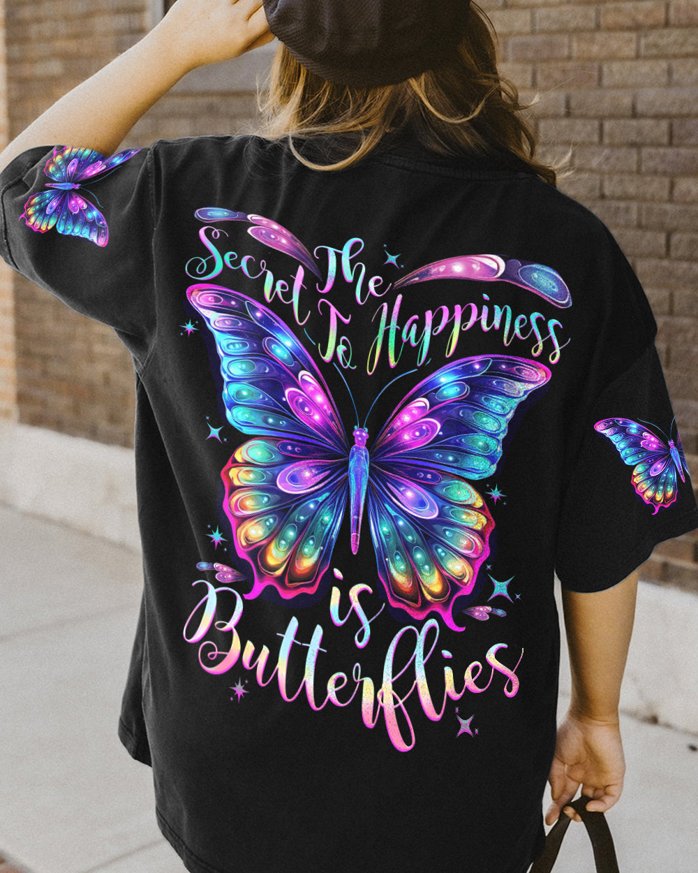 THE SECRET TO HAPPINESS ALL OVER PRINT - TYTD2407233