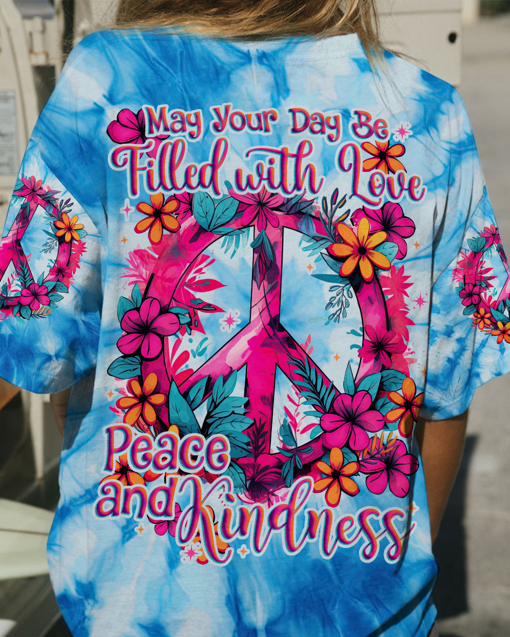 YOUR DAY BE FILLED WITH LOVE TIE DYE ALL OVER PRINT - TYTD2208233