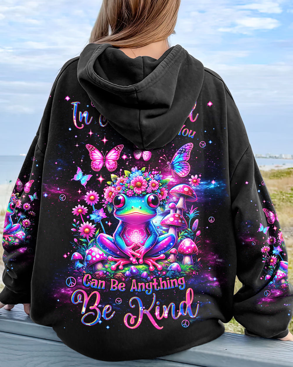 BE KIND FROG ALL OVER PRINT - TLNT2501242