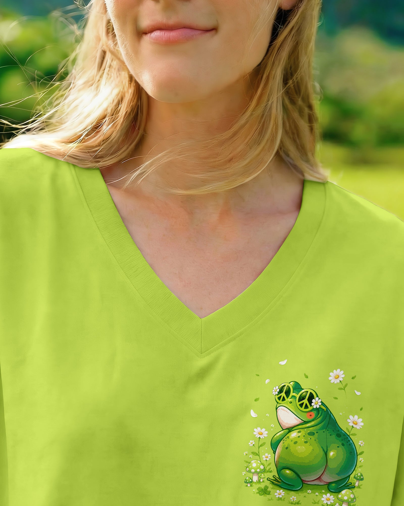 WHY BE MOODY FROG ALL OVER PRINT - TLNO2905261