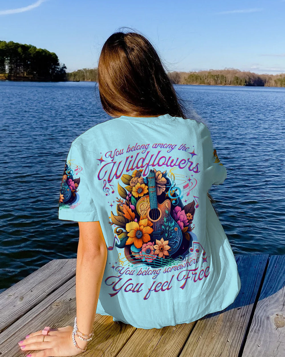YOU BELONG SOMEWHERE YOU FEEL FREE GUITAR ALL OVER PRINT - TYTD2305231