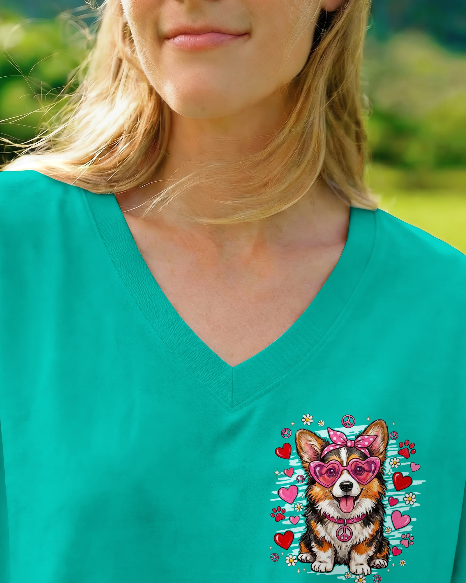APPARENTLY I HAVE AN ATTITUDE WHO KNEW CORGI DOG ALL OVER PRINT - TYPQ1605261
