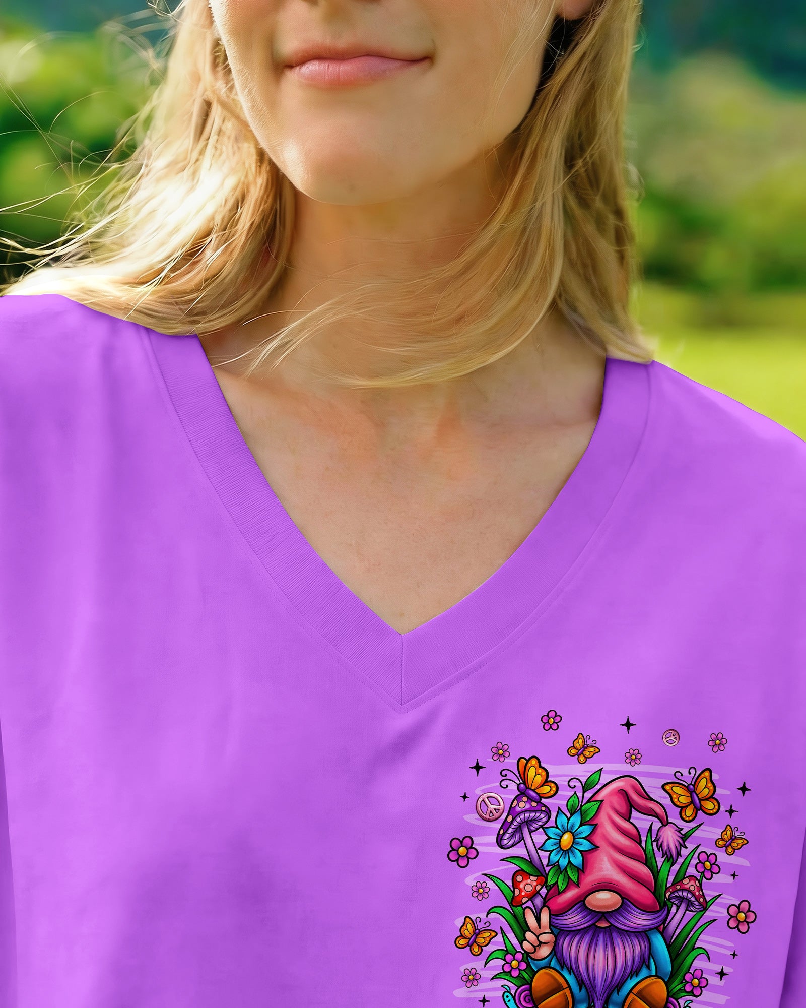 WHISPER WORDS OF WISDOM LET IT BE GNOME ALL OVER PRINT - TLNT2907261