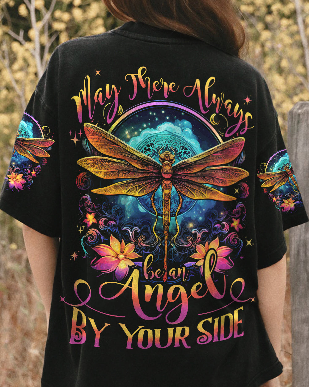 ANGEL BY YOUR SIDE DRAGONFLY ALL OVER PRINT - TYTD3107231