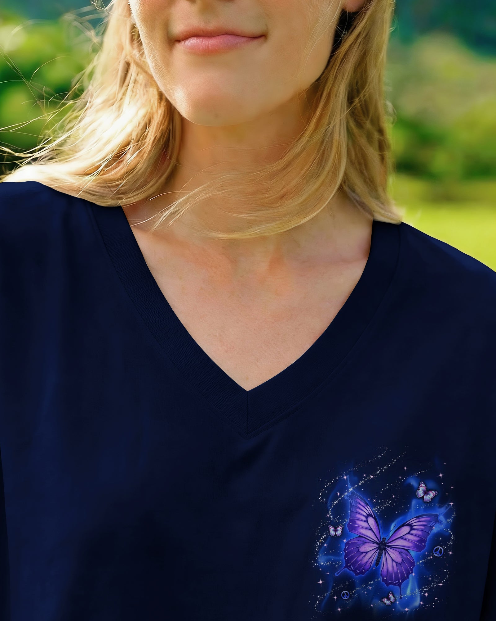 WHISPER WORDS OF WISDOM LET IT BE BUTTERFLY ALL OVER PRINT - TYLN0303263