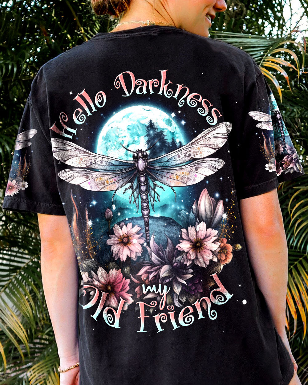 HELLO DARKNESS MY OLD FRIEND DRAGONFLY ALL OVER PRINT - TLNT1707233