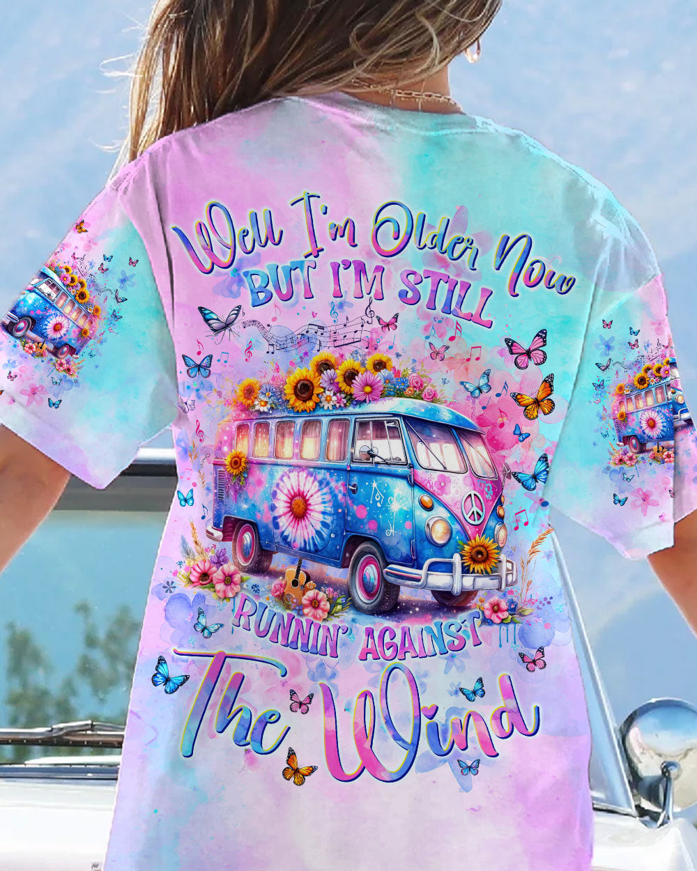 RUNNING AGAINST THE WIND BUS FLORAL ALL OVER PRINT - TLNT2111234