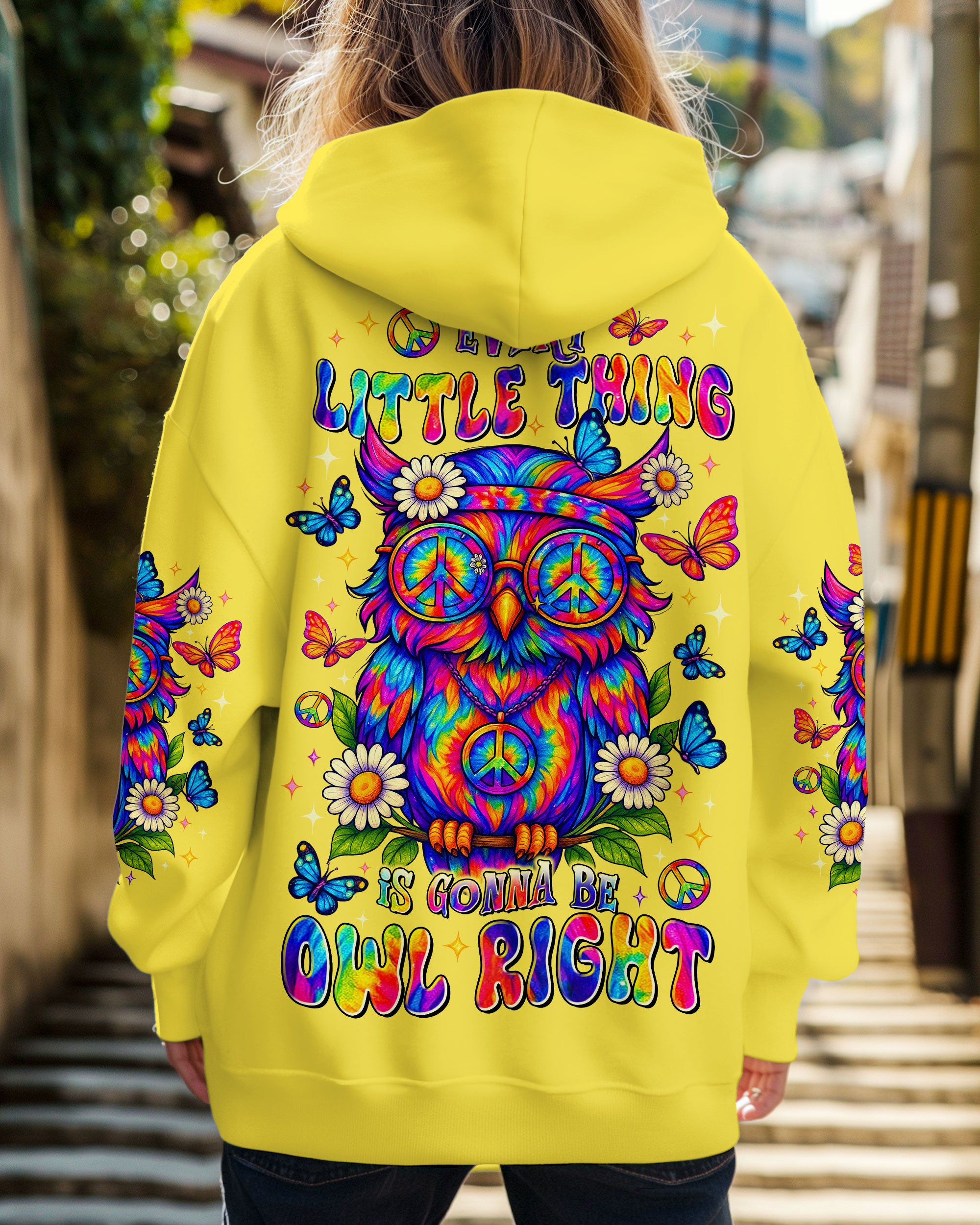 EVERY LITTLE THING IS GONNA BE OWL RIGHT ALL OVER PRINT -  TLTR2406254