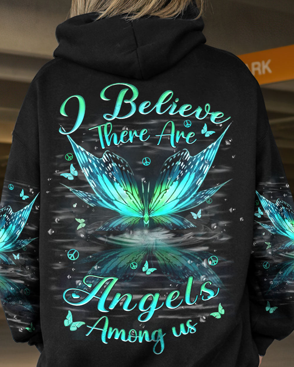 I BELIEVE THERE ARE ANGELS AMONG US ALL OVER PRINT - YHHN2812232