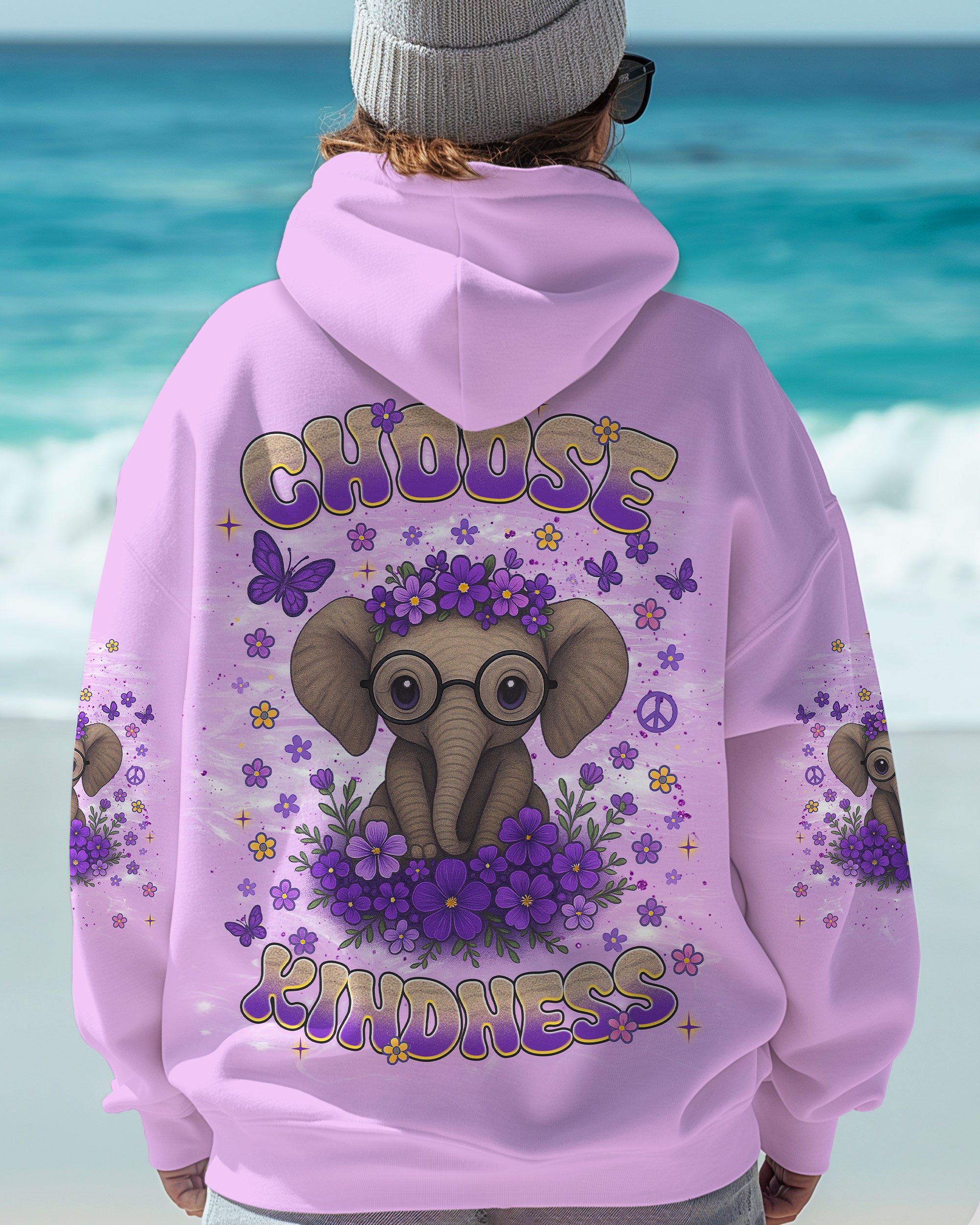 CHOOSE KINDNESS ELEPHANT ALL OVER PRINT - TLNT1706253