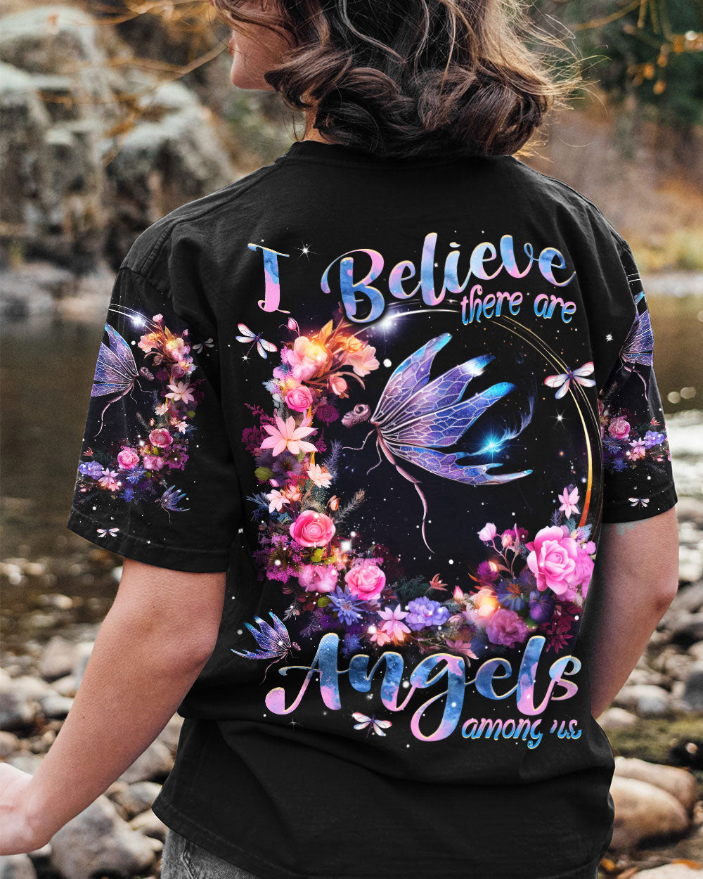 I BELIEVE THERE ARE ANGELS AMONG US ALL OVER PRINT - TLNT0610232