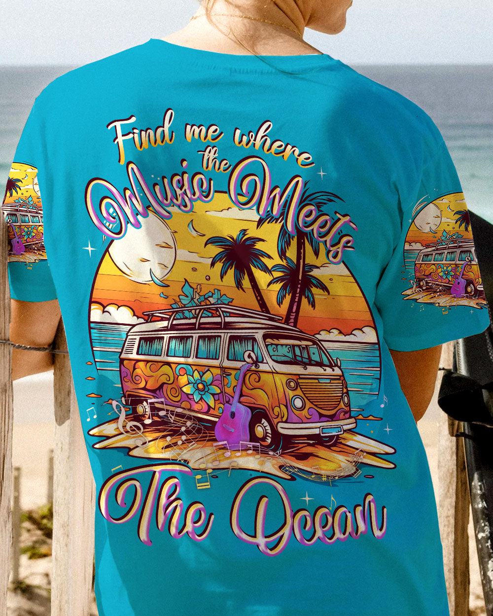 FIND ME WHERE THE MUSIC MEETS THE OCEAN ALL OVER PRINT - TLNT0206231