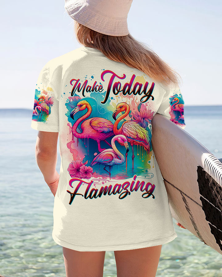MAKE TODAY FLAMAZING WATERCOLOR ALL OVER PRINT - TLTW1006231