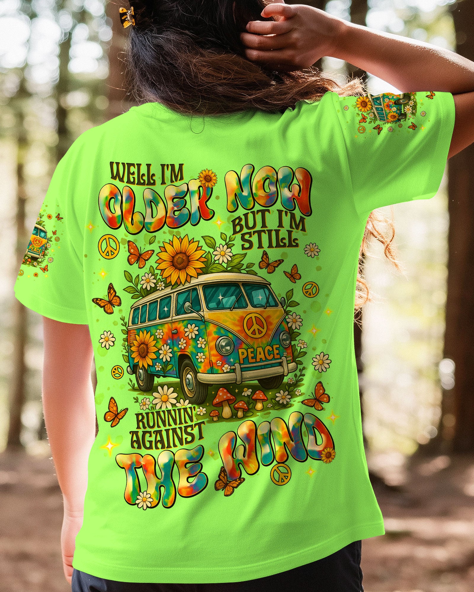 RUNNING AGAINST THE WIND BUS FLORAL ALL OVER PRINT - TLNT1009254