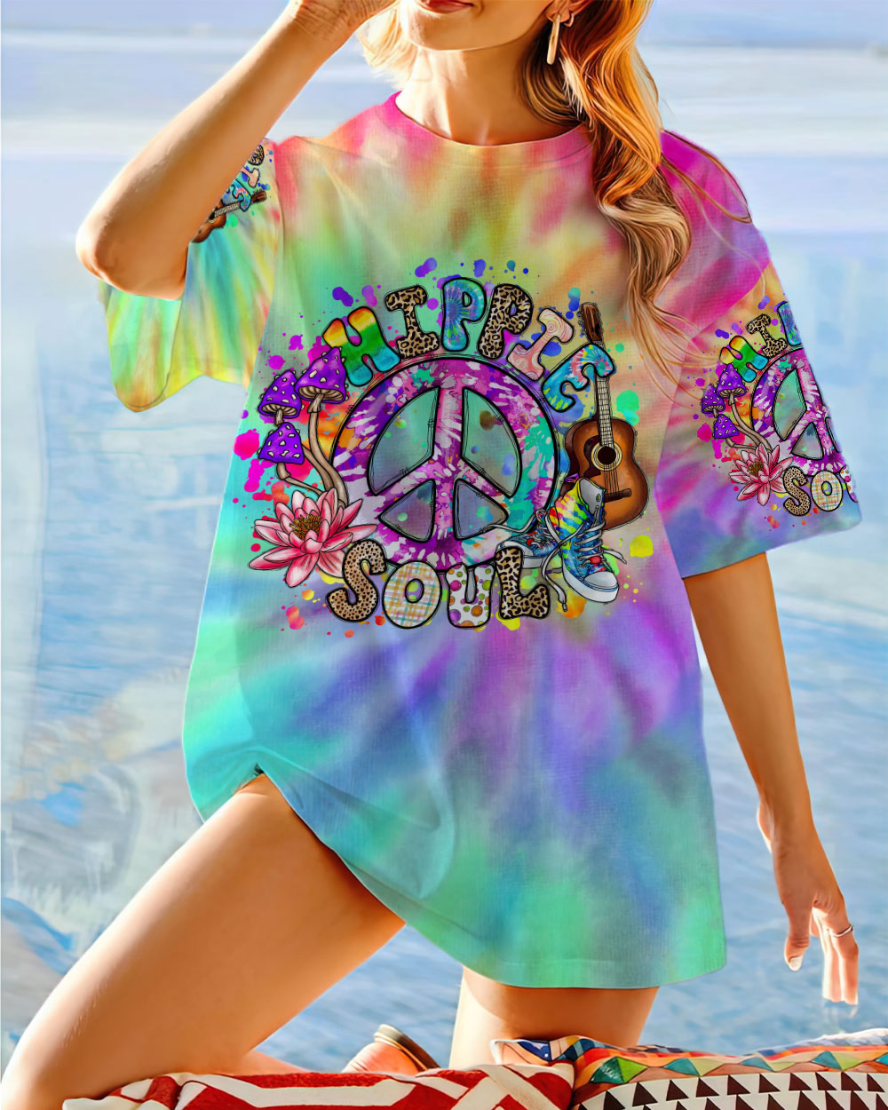 HIPPIE SOUL TIE DYE ALL OVER PRINT - TLNT1007233