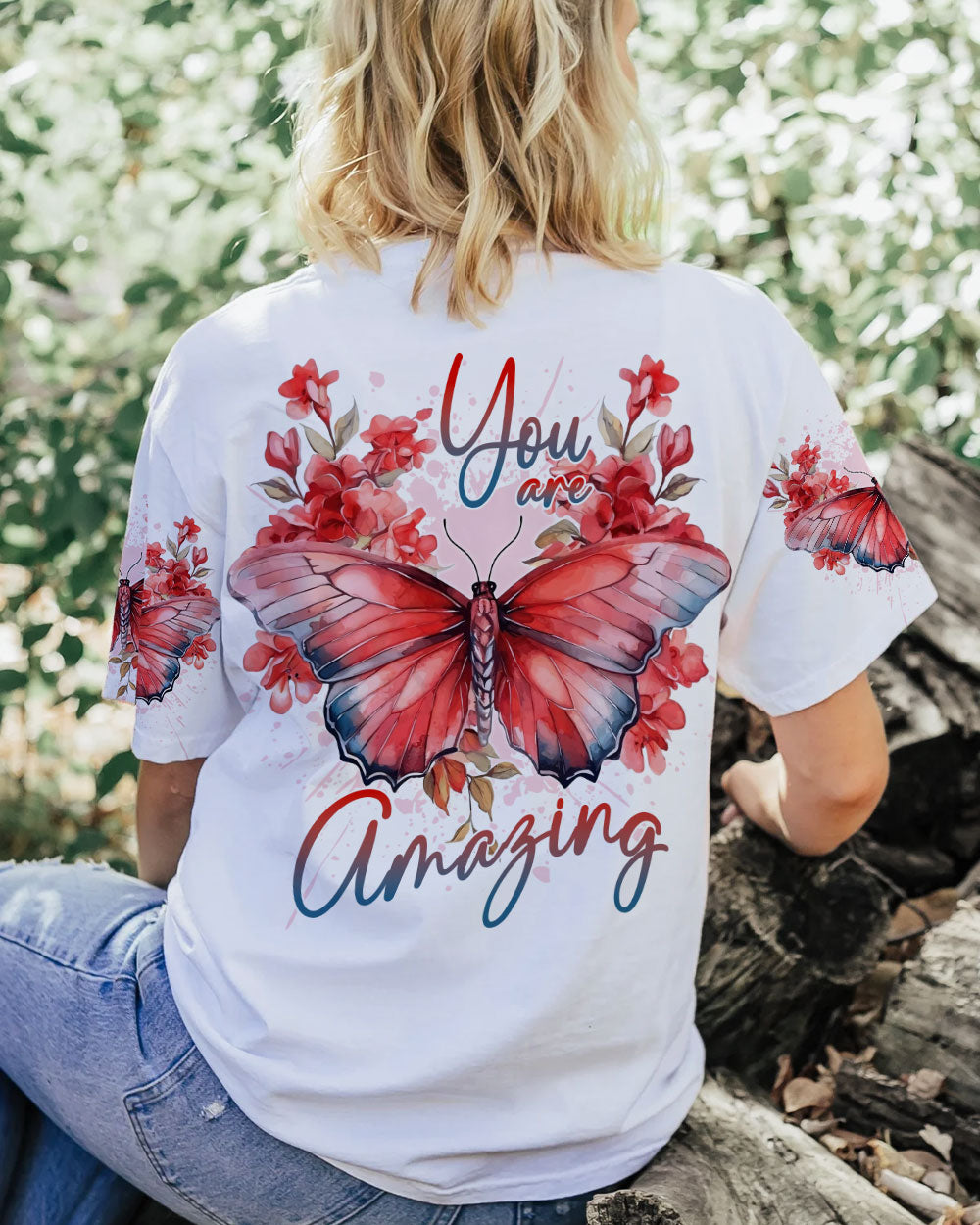 YOU ARE AMAZING BUTTERFLY ALL OVER PRINT - TLNT0909232