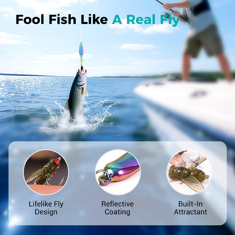 🎣🔥50% OFF!! ✨🎁Metal propeller fishing lure for catching fish✨