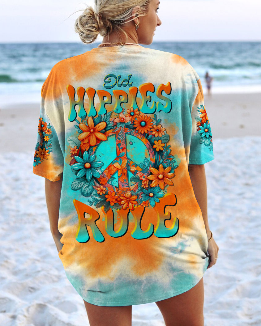 OLD HIPPIES RULE ALL OVER PRINT - TLTR1006231