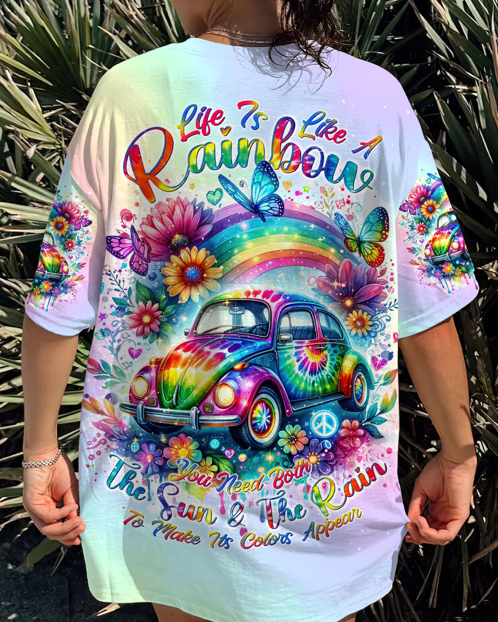 LIFE IS LIKE A RAINBOW ALL OVER PRINT - TLNT1502242