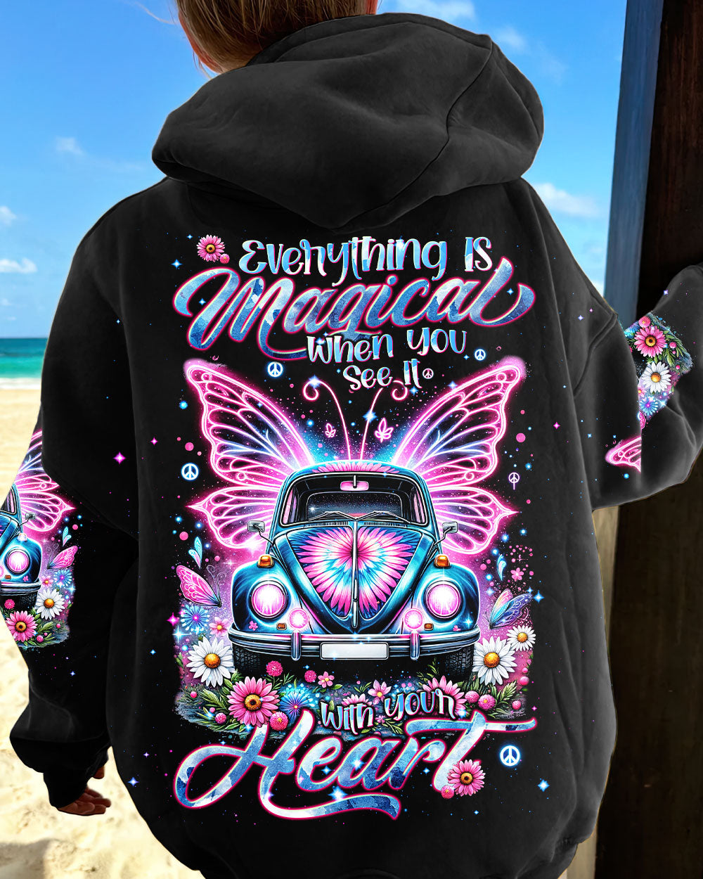 EVERYTHING IS MAGICAL WHEN YOU SEE IT CAR WINGS ALL OVER PRINT - TLNT1912233