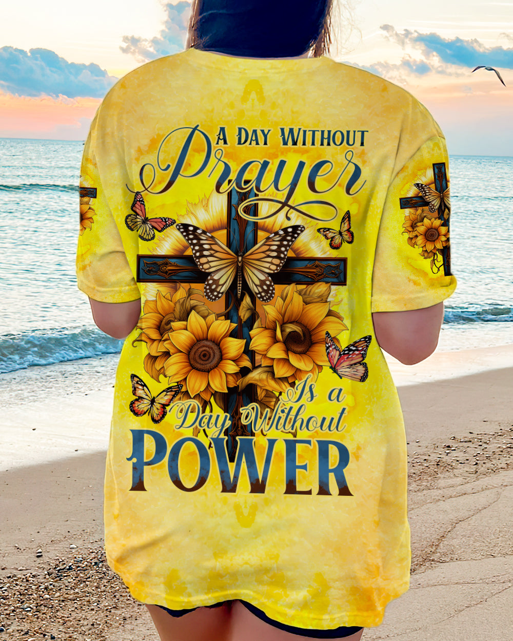 A DAY WITHOUT PRAYER IS A DAY WITHOUT POWER ALL OVER PRINT - TYTD0307233