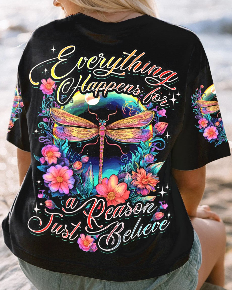 JUST BELIEVE DRAGONFLY ALL OVER PRINT - TYTD1406233