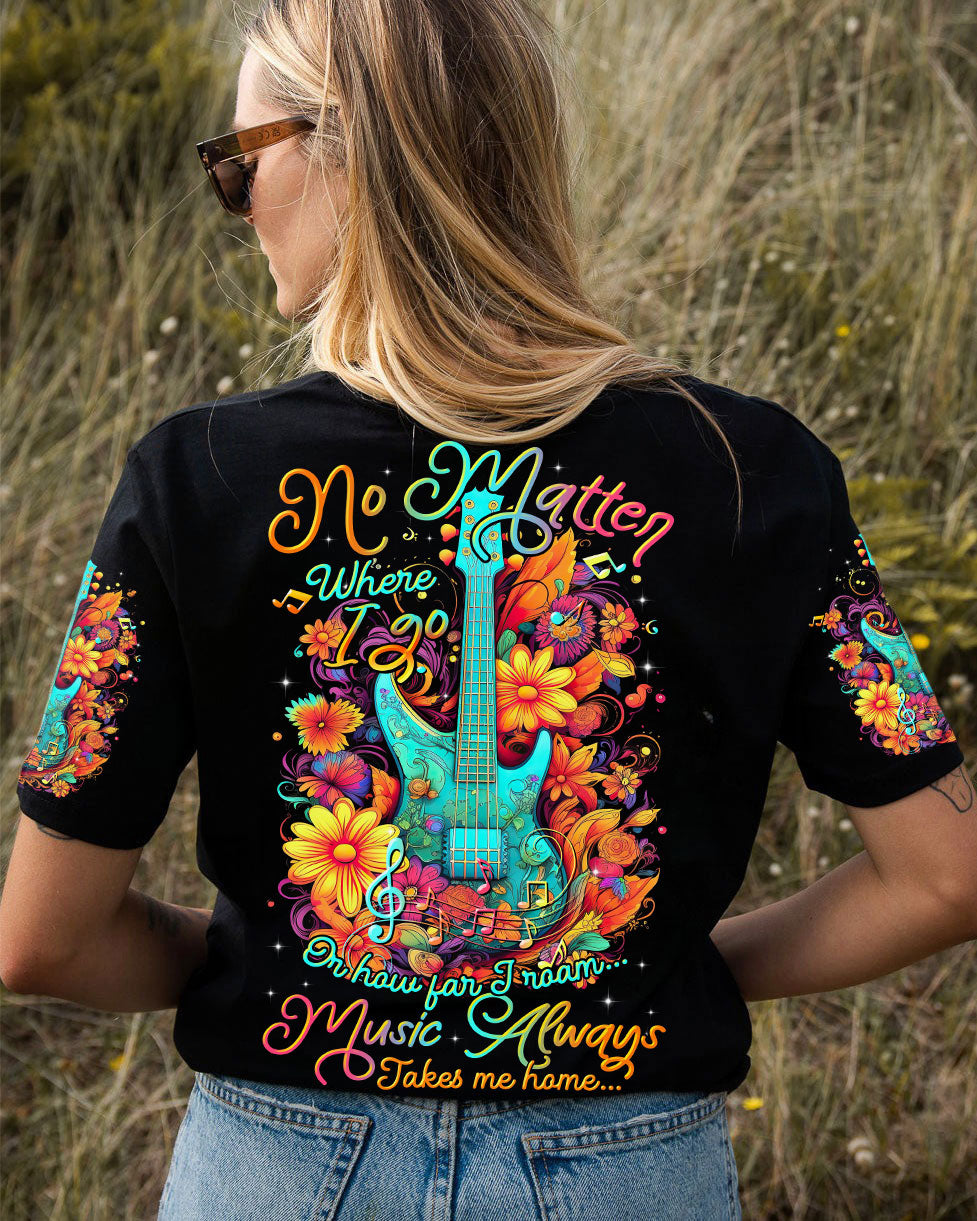 NO MATTER WHERE I GO GUITAR ALL OVER PRINT - TLTR0206231