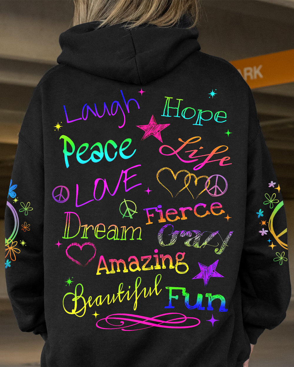 LAUGH HOPE PEACE ALL OVER PRINT - TYTD1608239