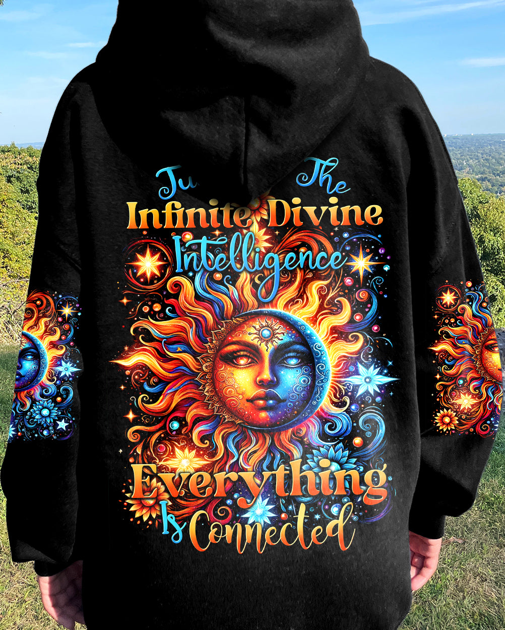 EVERYTHING IS CONNECTED SUN AND MOON ALL OVER PRINT - TYTD0801241