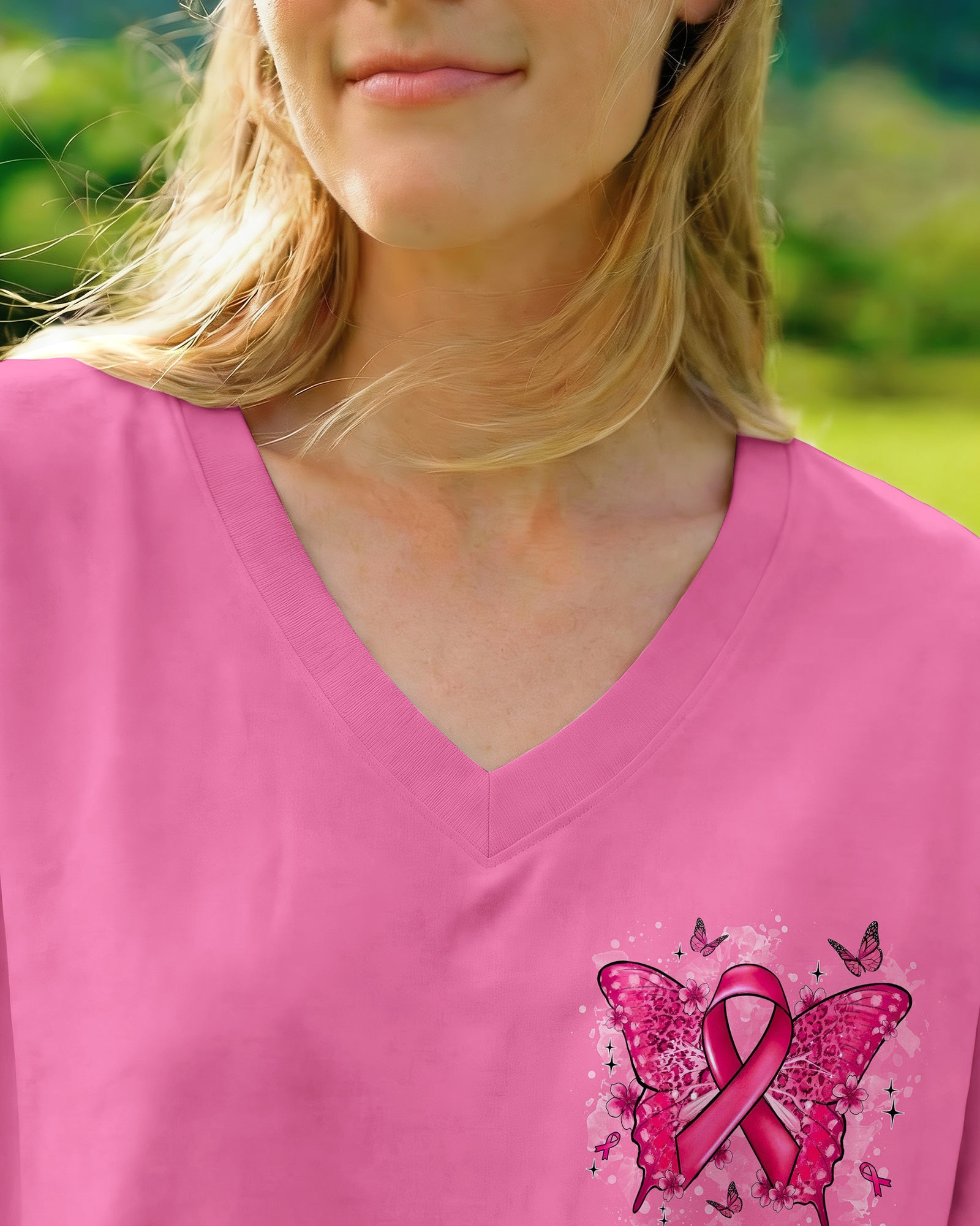 IN OCTOBER WE WEAR PINK HALLOWEEN BOO ALL OVER PRINT - TYLN1707263