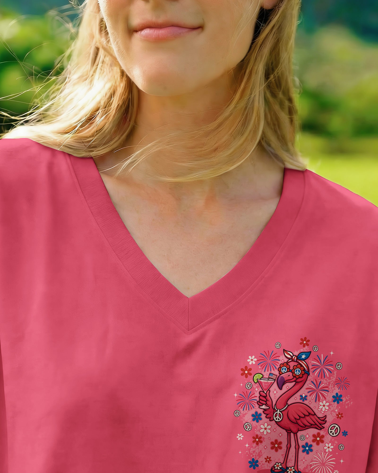 PRETTY IN PINK FLAMINGO ALL OVER PRINT - TYQY2703263