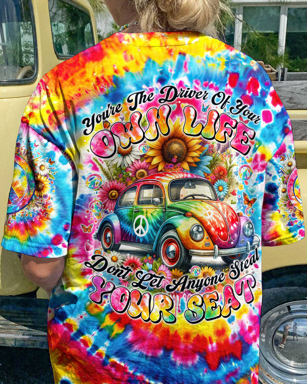 YOU'RE THE DRIVER OF YOUR OWN LIFE TIE DYE ALL OVER PRINT - TYTM2201243