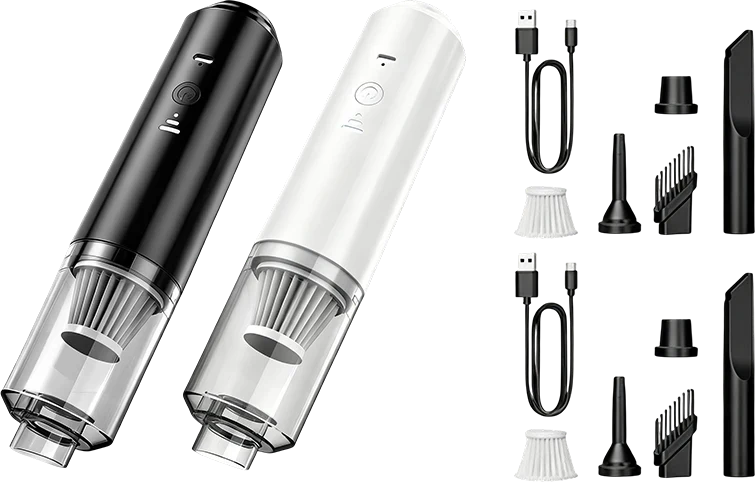 Powerful car vacuum cleaner – Blower function – – Versatile