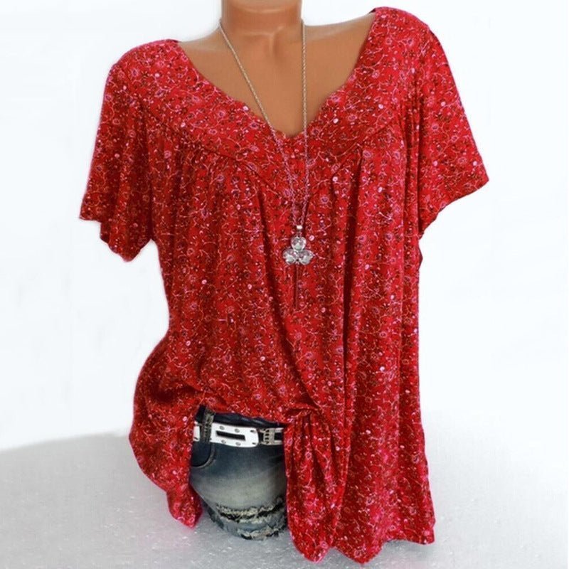 🎁New arrival 50% OFF💥🍃Spring fashion print short sleeve