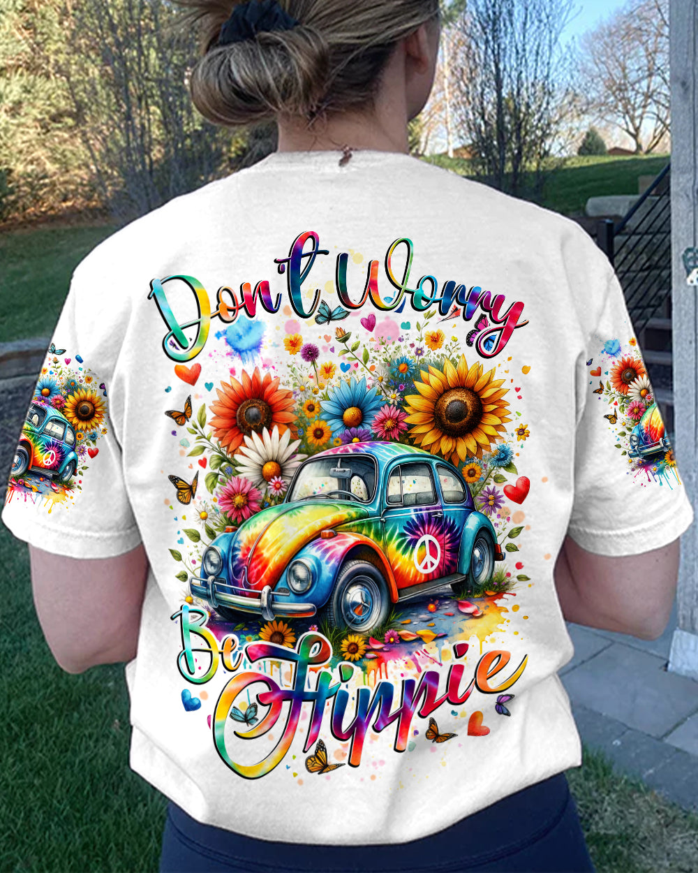 DON'T WORRY BE HIPPIE ALL OVER PRINT - TYTD2201241