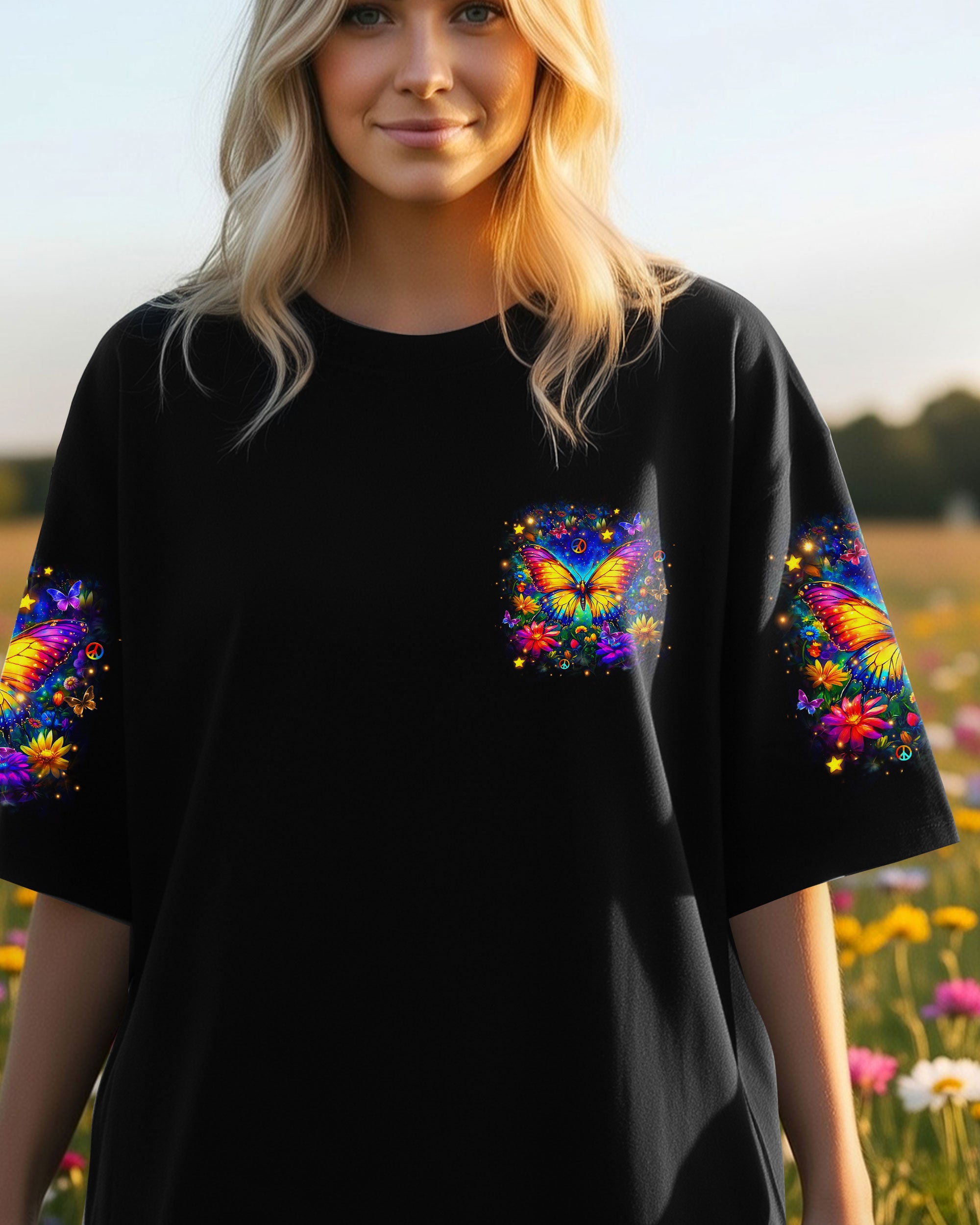 JUST BELIEVE BUTTERFLY ALL OVER PRINT - YHHN0502262