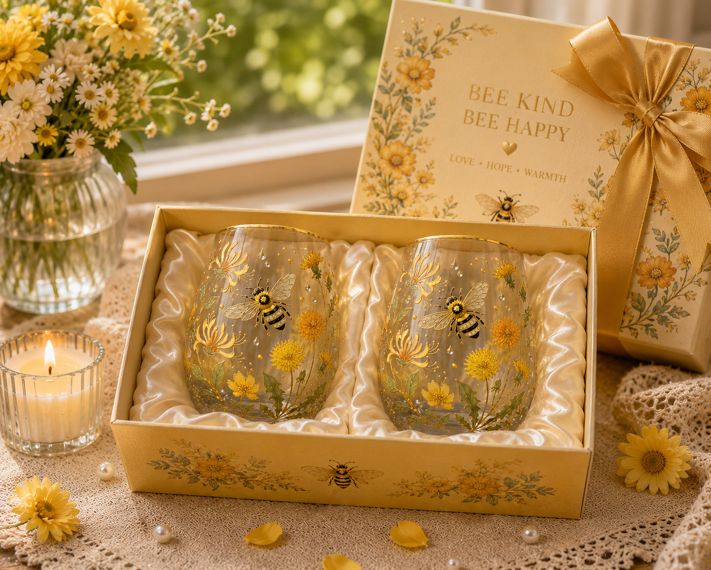 🔥LAST DAY 50% OFF - 🌸🌿 Limited Edition 2026 Garden Morning Bliss Glass Tea Cup☀️☕