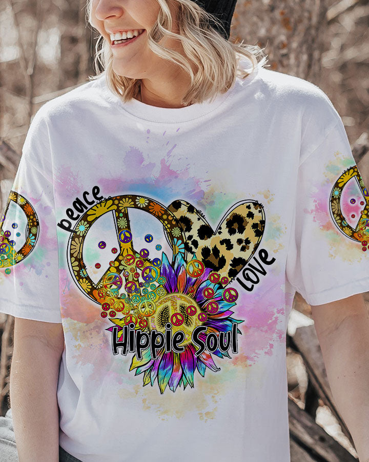 PEACE LOVE HIPPIE SOUL ALL OVER PRINT - TLTW0703236
