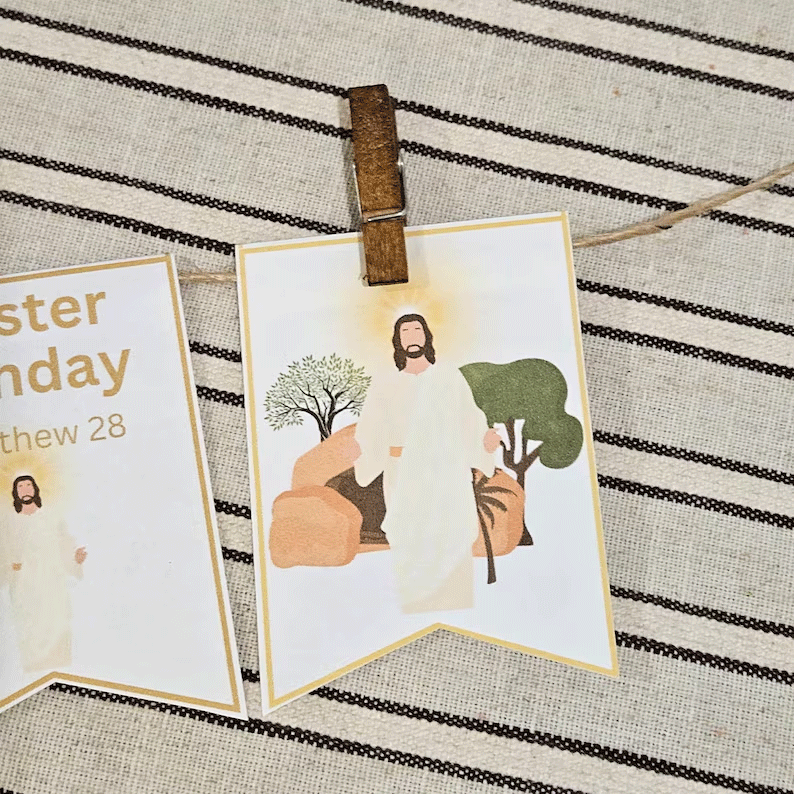 Easter Story Banner ✝️🌸🕊️