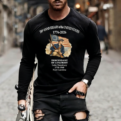 [Copy]Men's Retro 250th Anniversary of the United States Independence Day Cross Print Polo Shirt