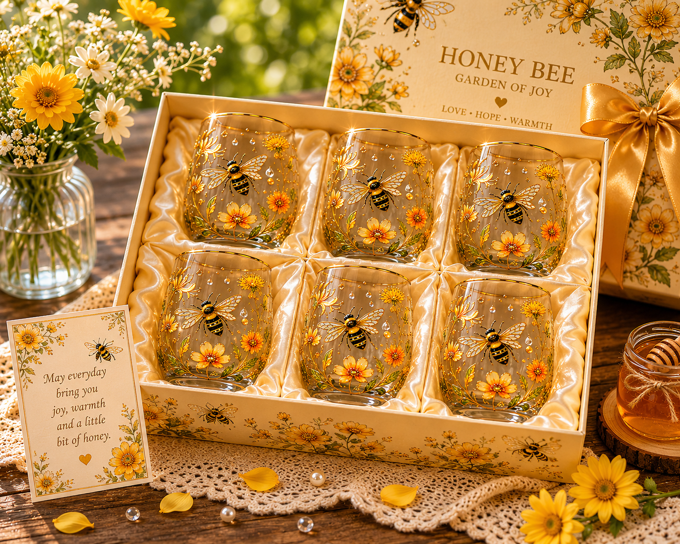 🔥LAST DAY 50% OFF - 🌸🌿 Limited Edition 2026 Garden Morning Bliss Glass Tea Cup☀️☕