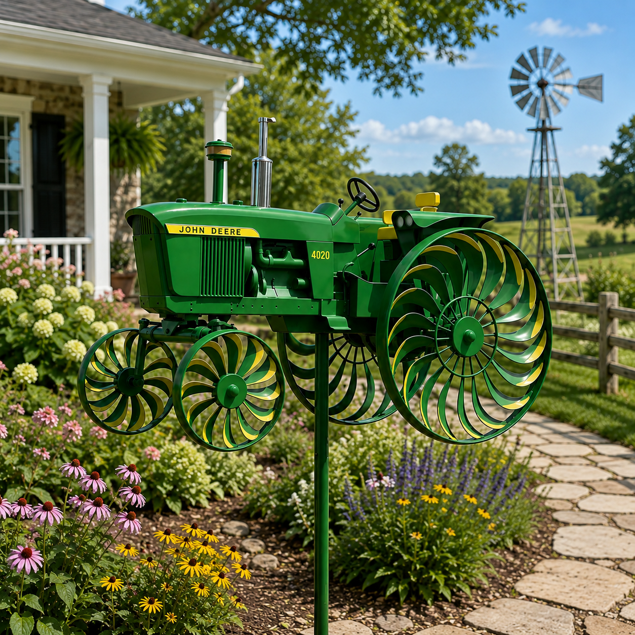 🔥Limited Edition, Only 100 Sets Left! - John Deere Garden Wind Spinner