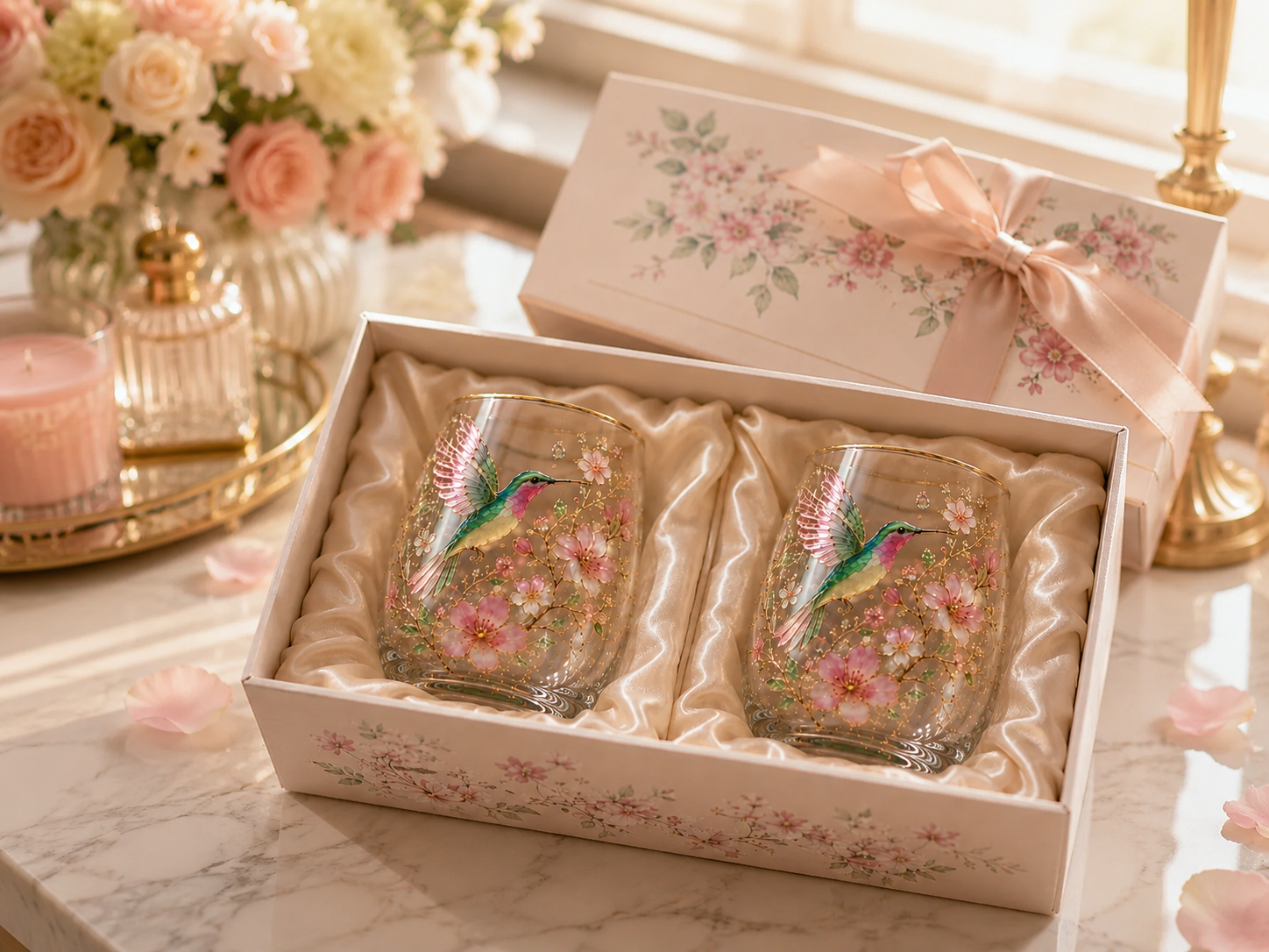 🔥LAST DAY 50% OFF - 🌸🌿 Limited Edition 2026 Garden Morning Bliss Glass Tea Cup☀️☕