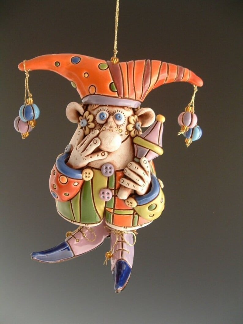 ONCANDFORAL🔥Last Day 70% OFF 🌈Colorful Jester Bell Ornaments