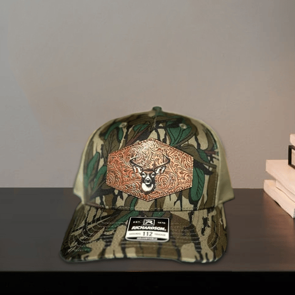 🎁Last 4 hours 50% OFF -🔥Tooled leather Deer Hat (BUY 2 FREE SHIIPPING)