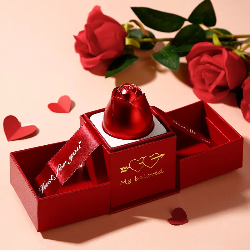 Lux Bloom Rose Box (Free Gift 100 different languages Necklace Tiktok Discount) Buy Two Enjoy Free Shipping in Australia