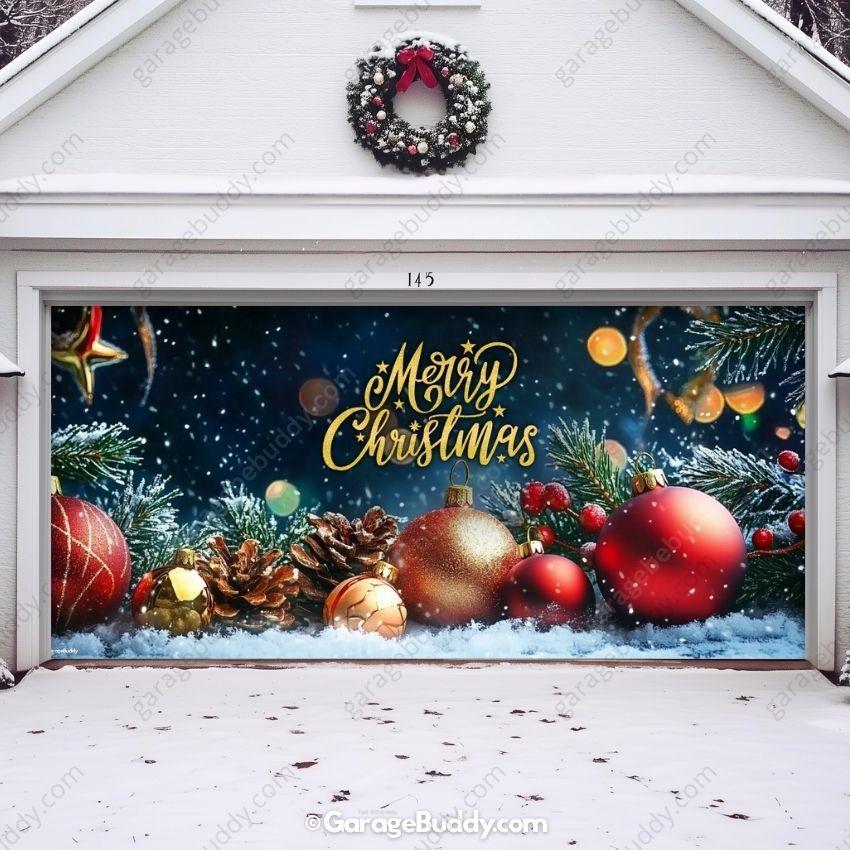 Garage Buddy | Merry Christmas | Christmas Garage Door Cover