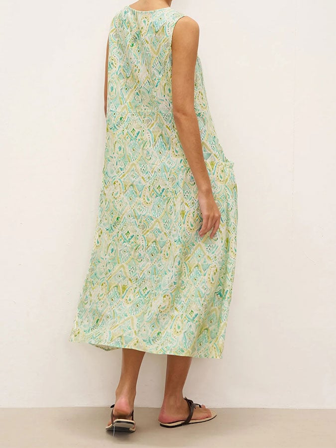 Women's Spring Summer Geometric Holiday Dress