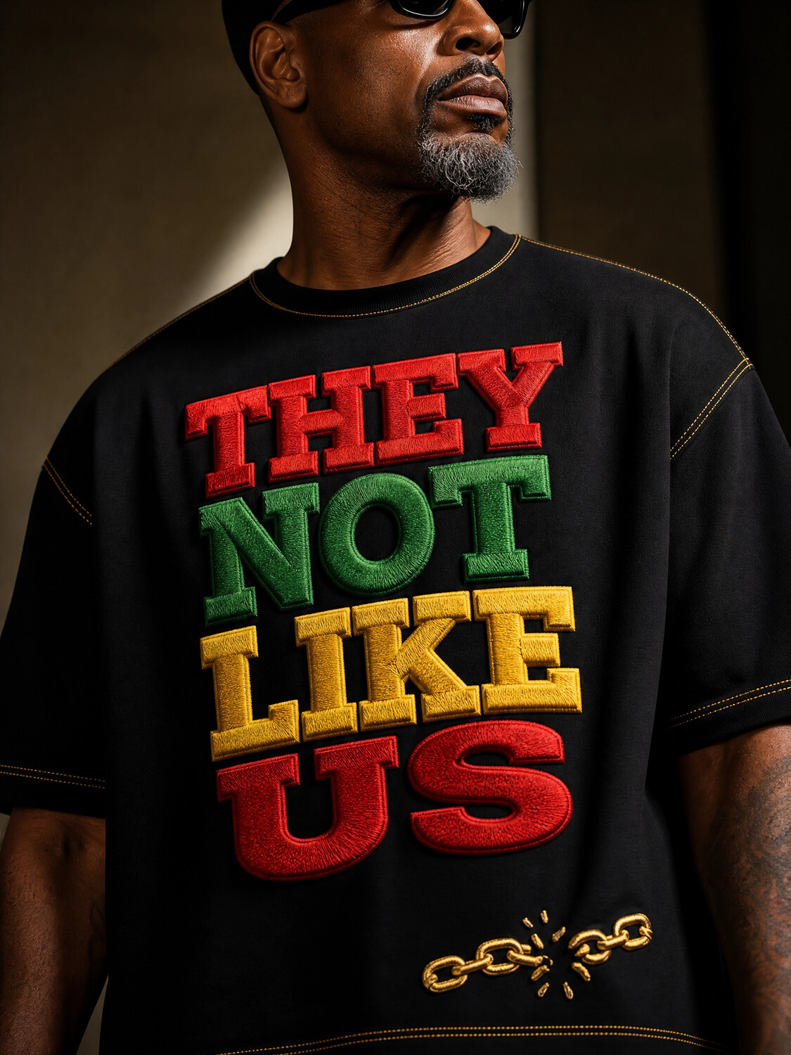 Men's They Not Like Us Print T-Shirt