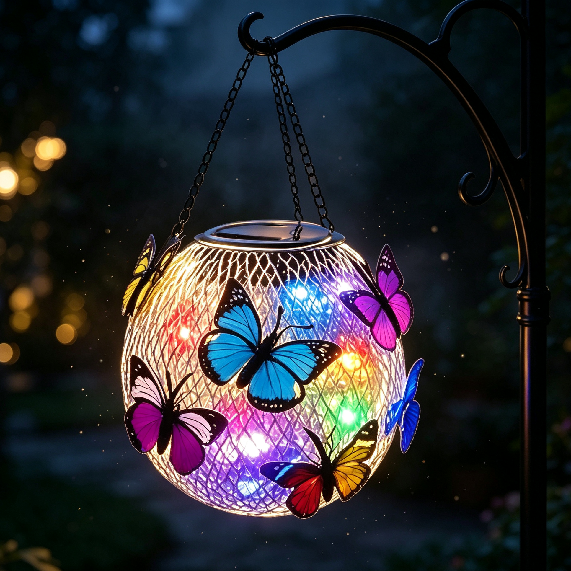 ⏳LAST DAY SALE 50% OFF !!📢Solar Pendant Lamp Art Of Iron